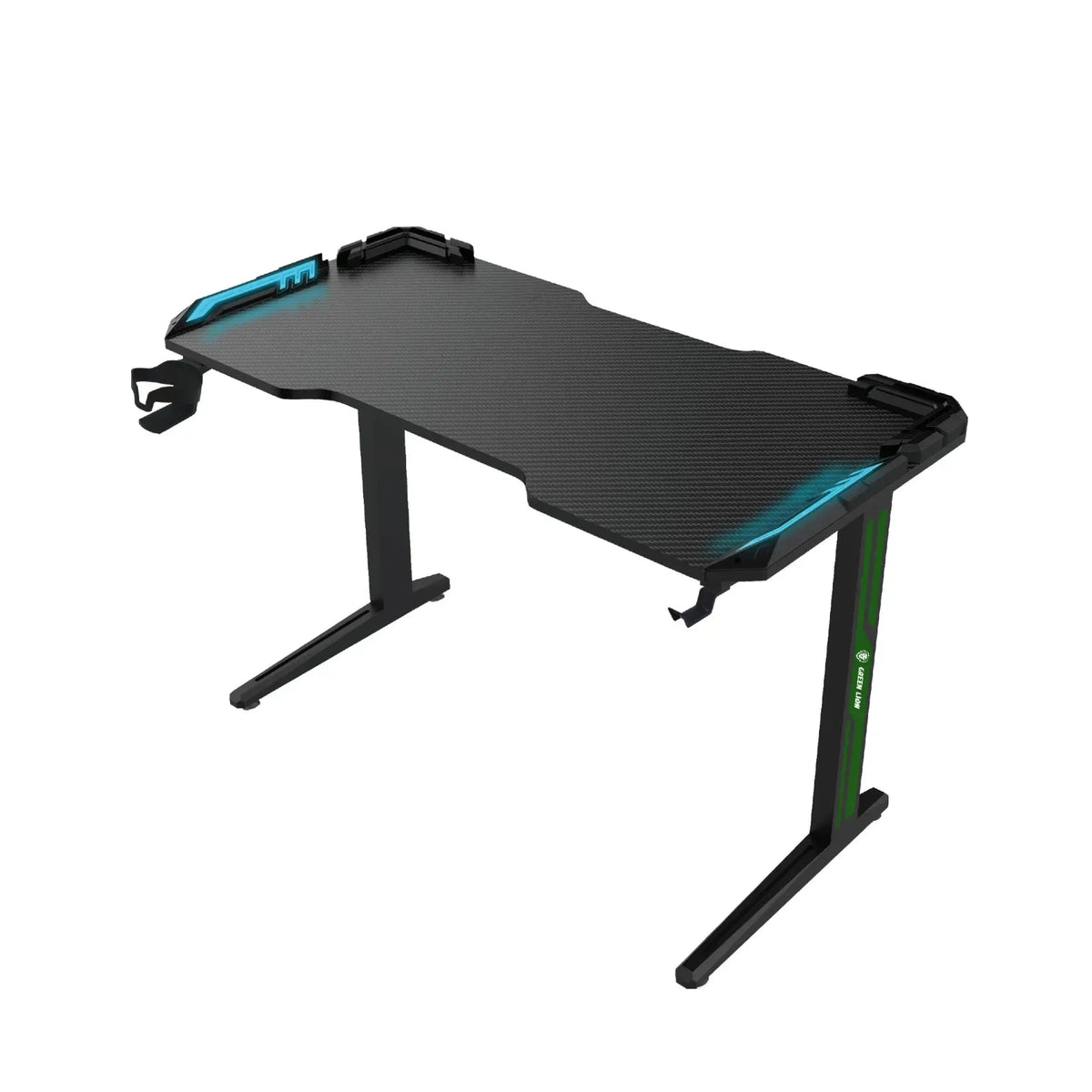 Green Lion RGBGaming Desk - Black – image 2