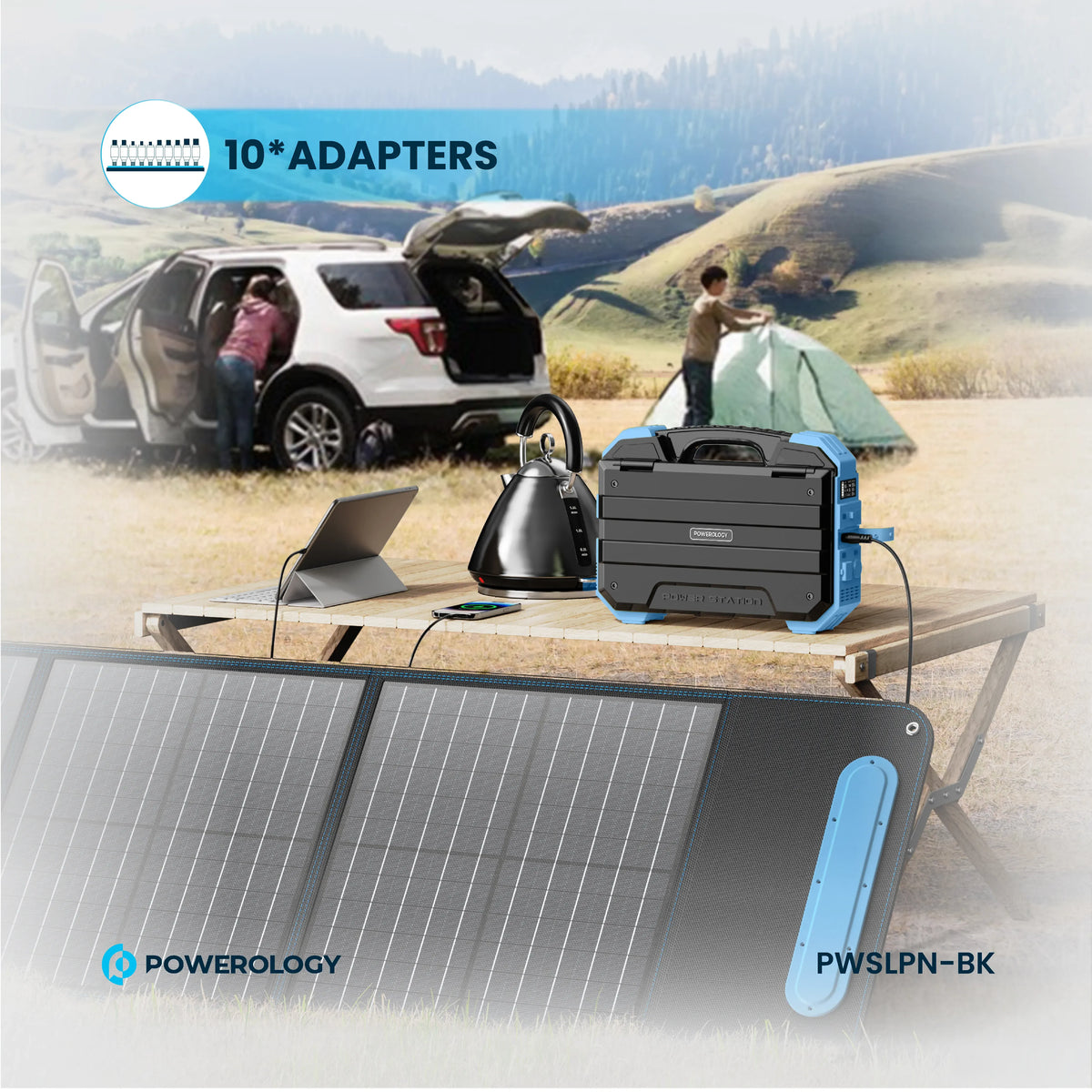 Powerology 60w Mono Crystalline Solar Panel Black – image 9