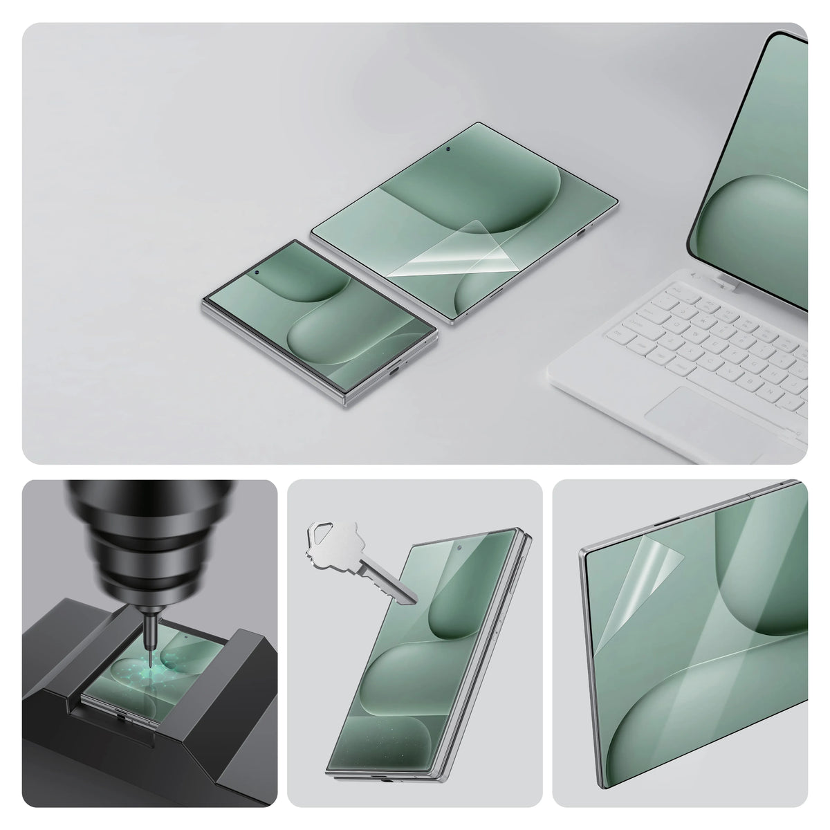 Green Lion Fold Protection Pack for Z Fold 8 Clear – image 4