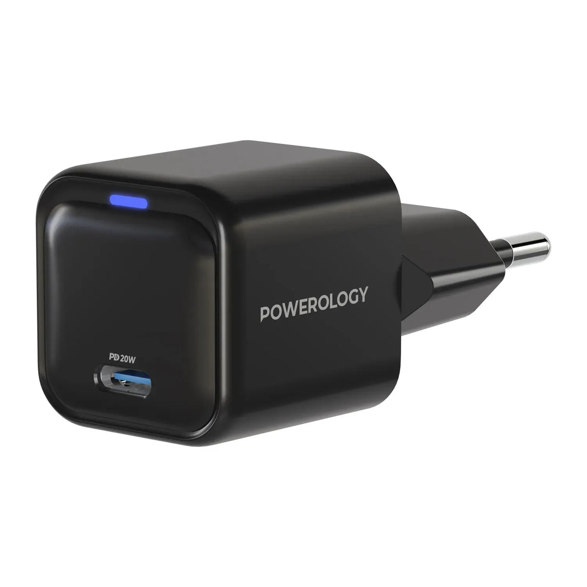 Powerology Ultra Compact Gan Charger PD 20w Eu Black – image 6