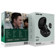 Green Lion Malbun True Wireless Earbuds - Black