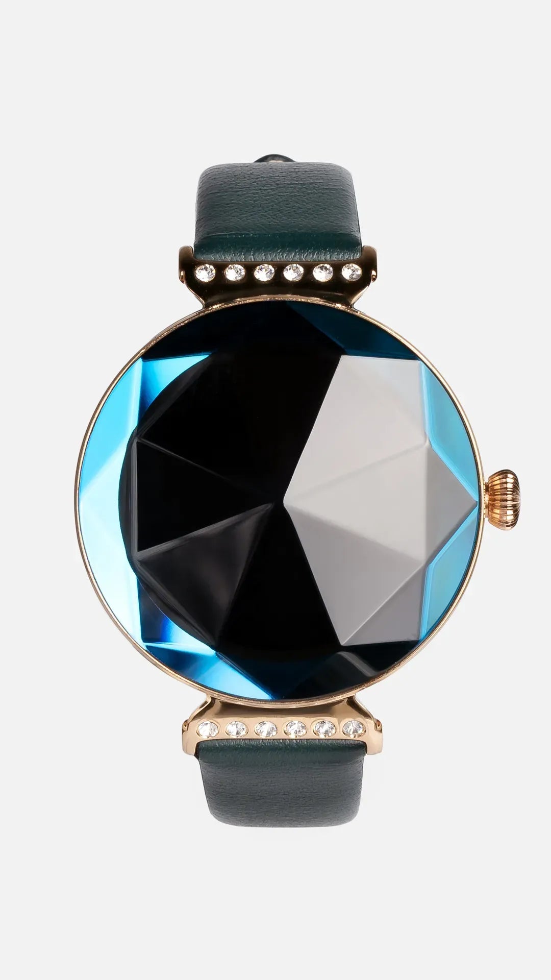 Green Lion Swarovski Smart Watch - Blue