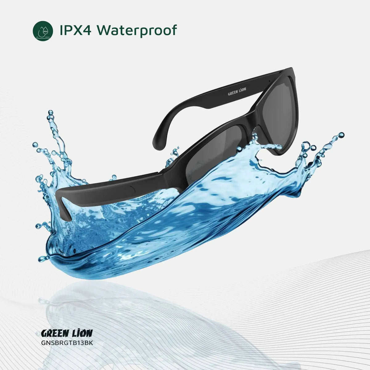 Green Lion Sydney Smart Glasses Black – image 7