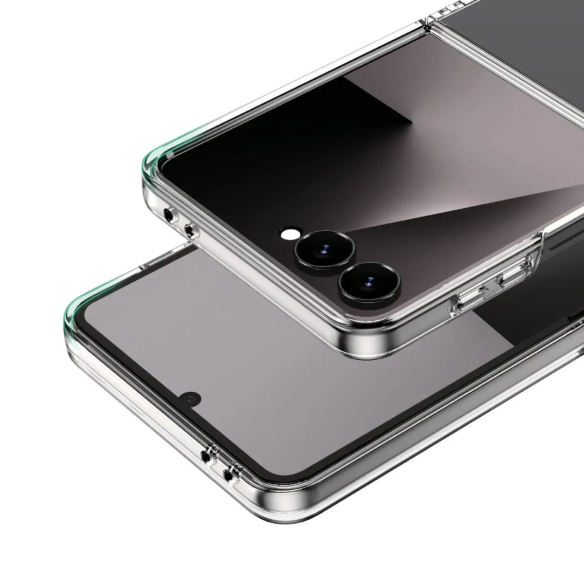 Green Lion Delgado Pc Case for Z Flip 7 Clear – image 4