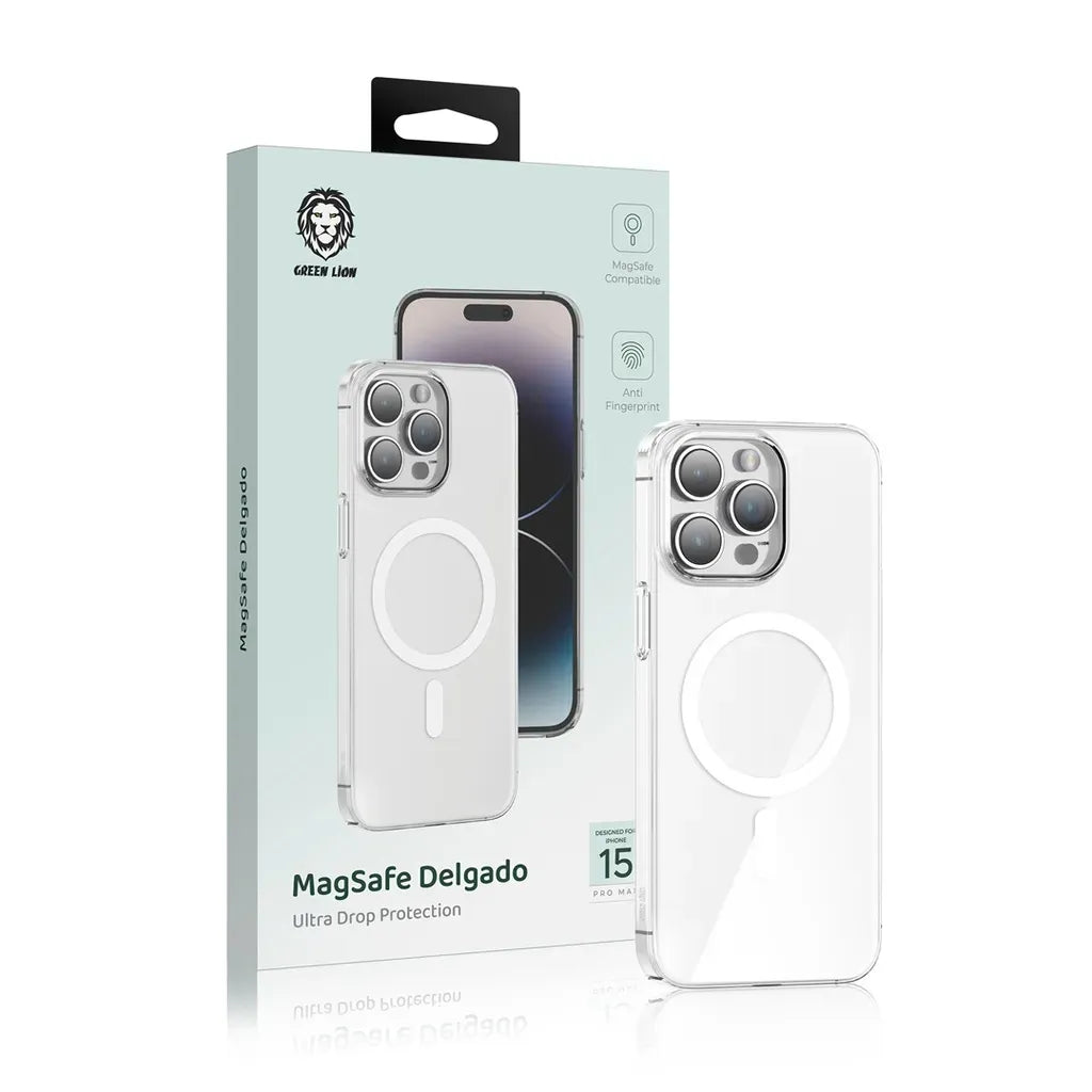 Green Lion Mag Safe Delgado Case - Clear – image 5
