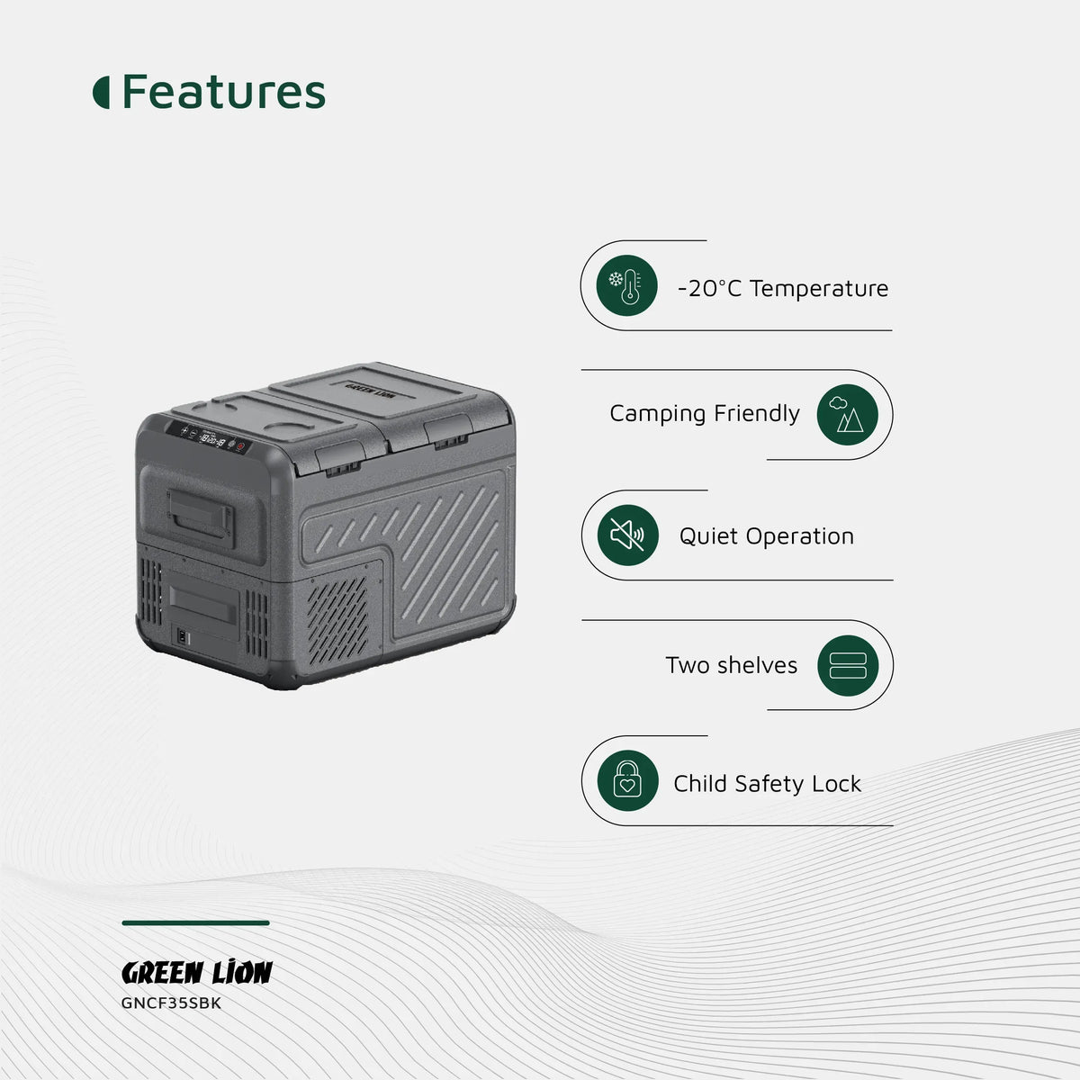 Green Lion GFC-35 Car Fridge - Black – image 6
