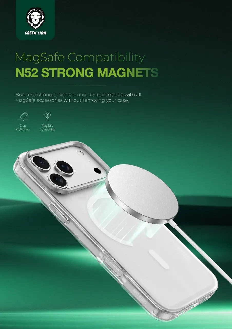 Green Lion Matte Mag Safe - SilverTitanium – image 2