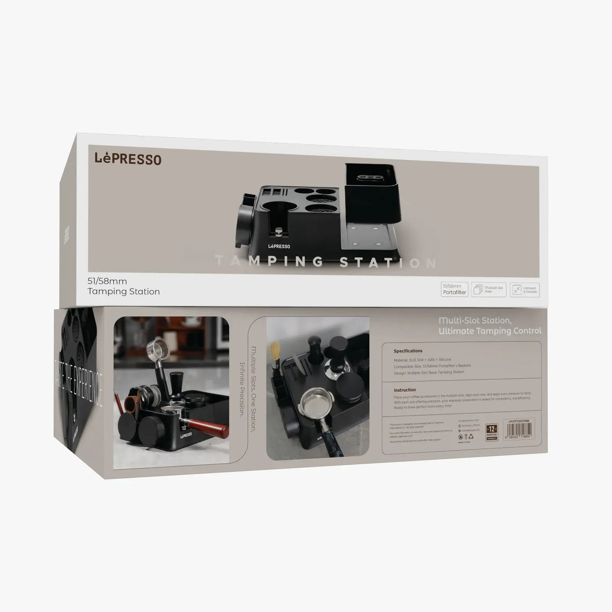 LePresso 51 58mm Tamping Station Black – image 7
