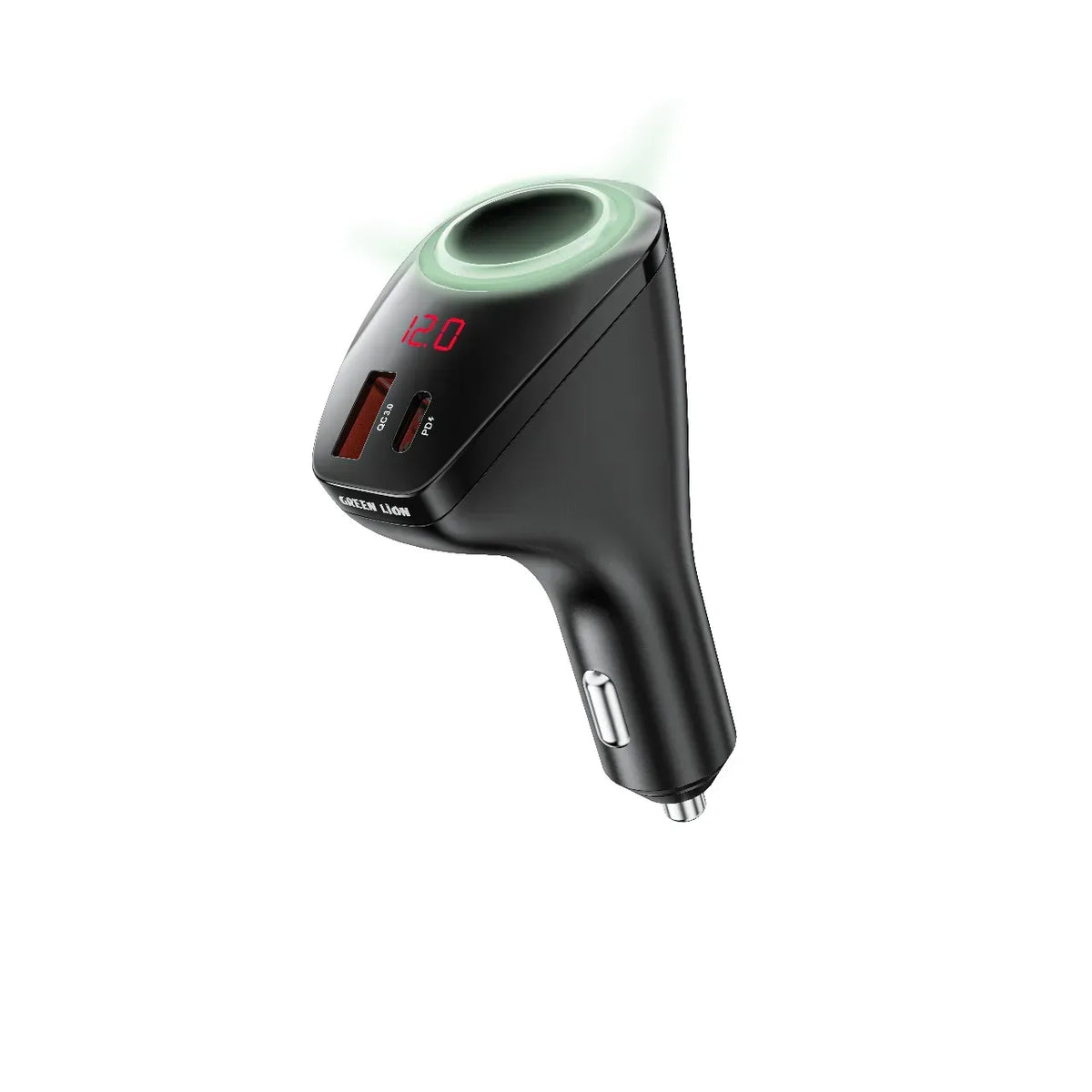 Green Lion Power Drive 75w Car Charger Black – image 5