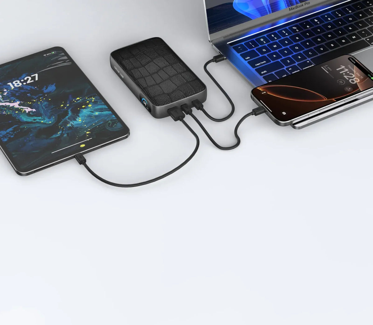Green Lion Valmont 20000mAh Power Bank PD 100w Black – image 2