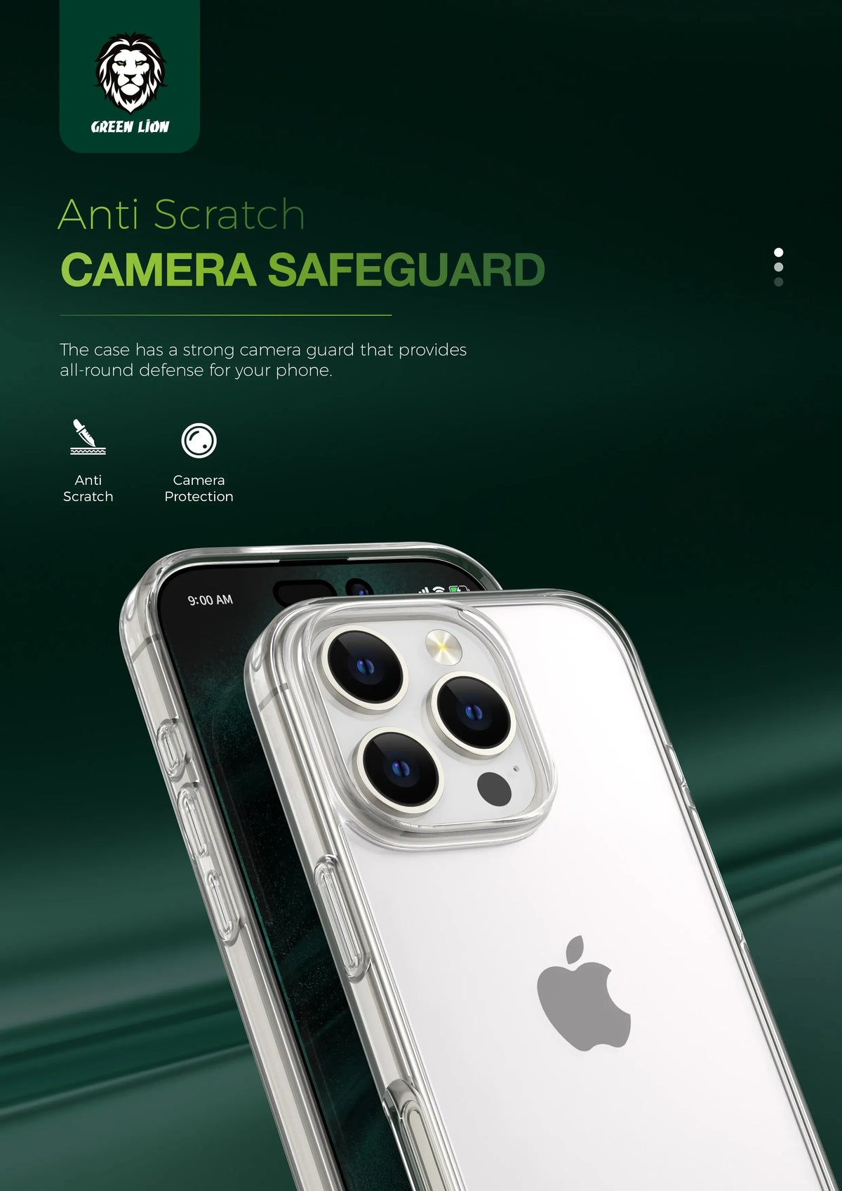 Green Lion Crystal Clear Case – image 8