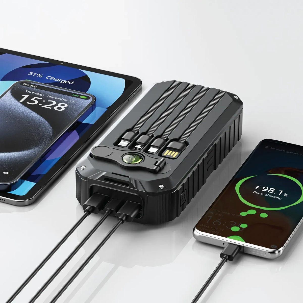 Green Lion Solar Mate Power Bank 20000mAh Black – image 3