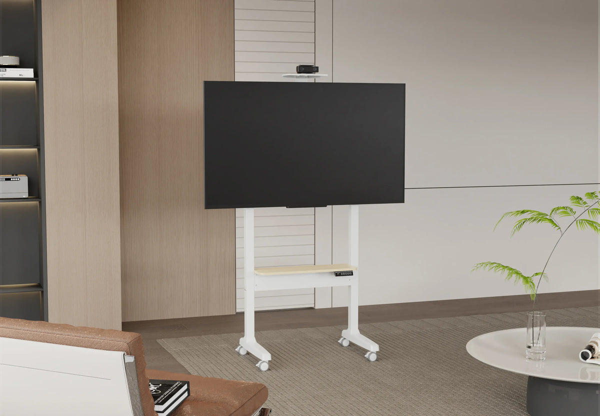 Powerology Electric TVStand - White – image 1