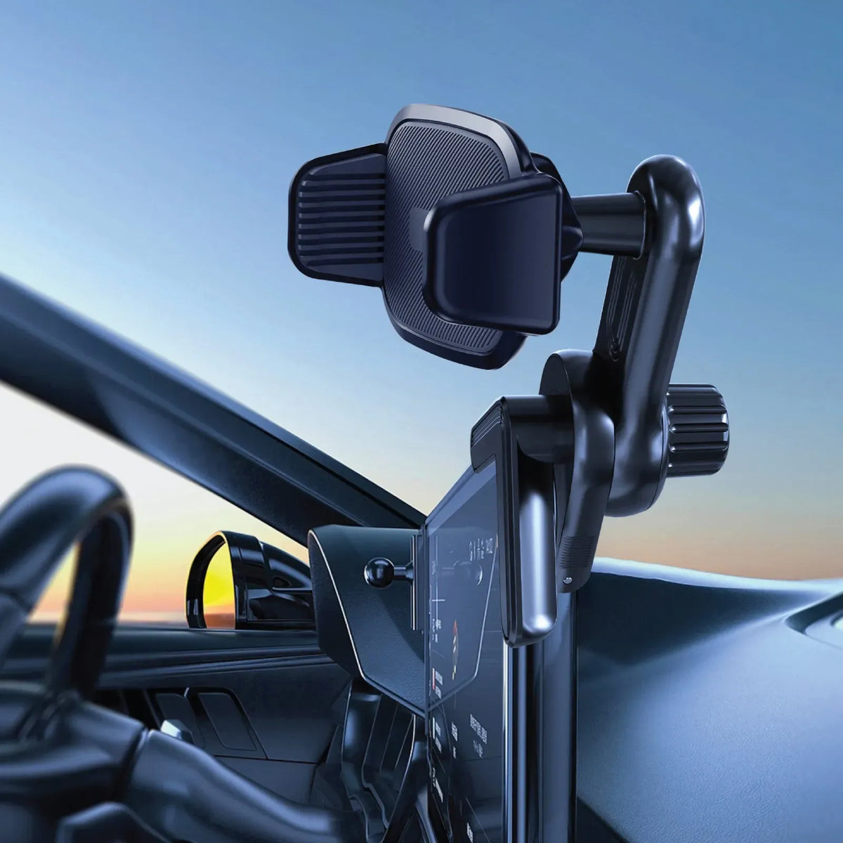 Green Lion Gx27 Screen Flex Phone Holder Black – image 4