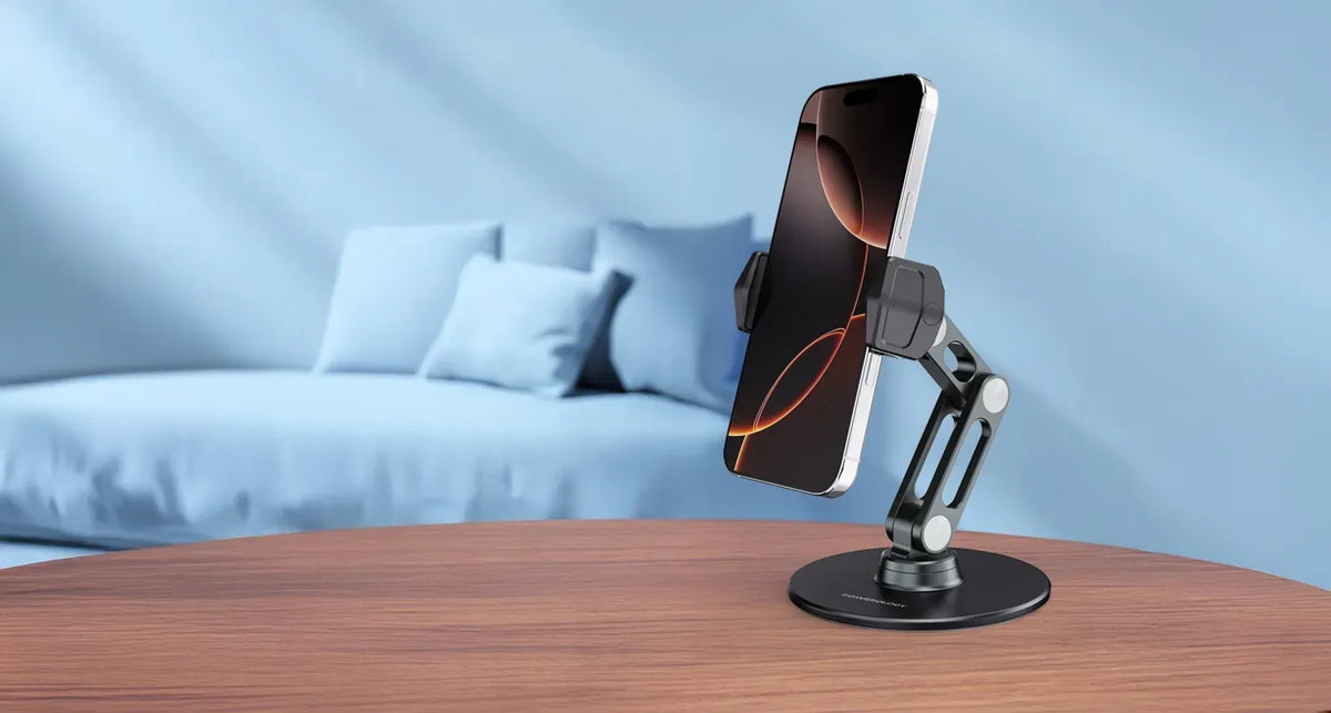 Powerology Multi Angle Phone Stand Black – image 6