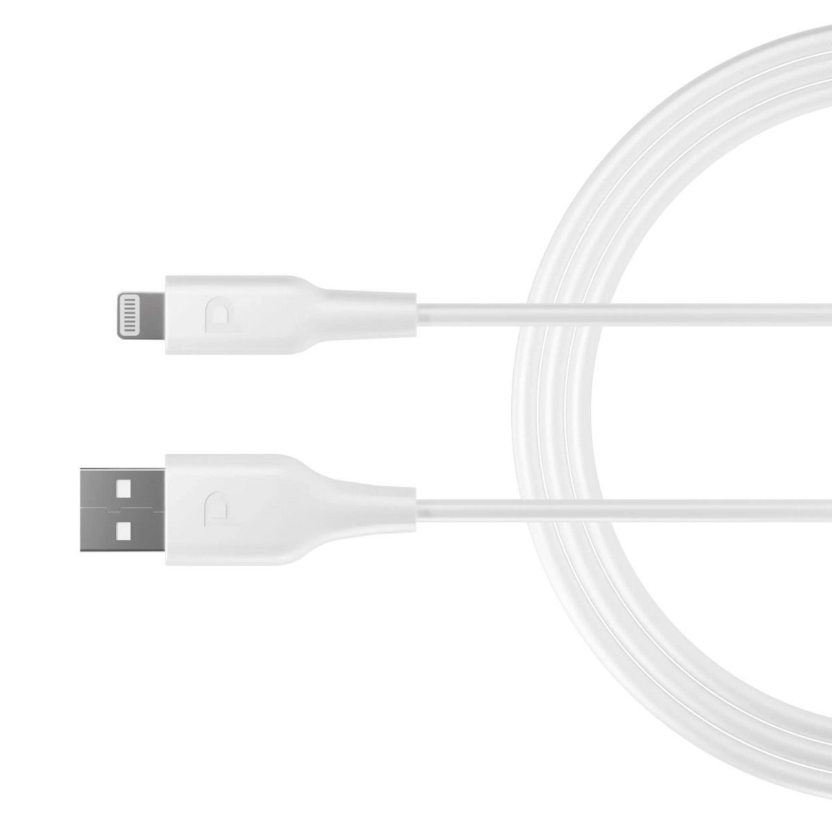 Powerology TPEUSB-A To Lightning Data&Fast Charge Cable - White