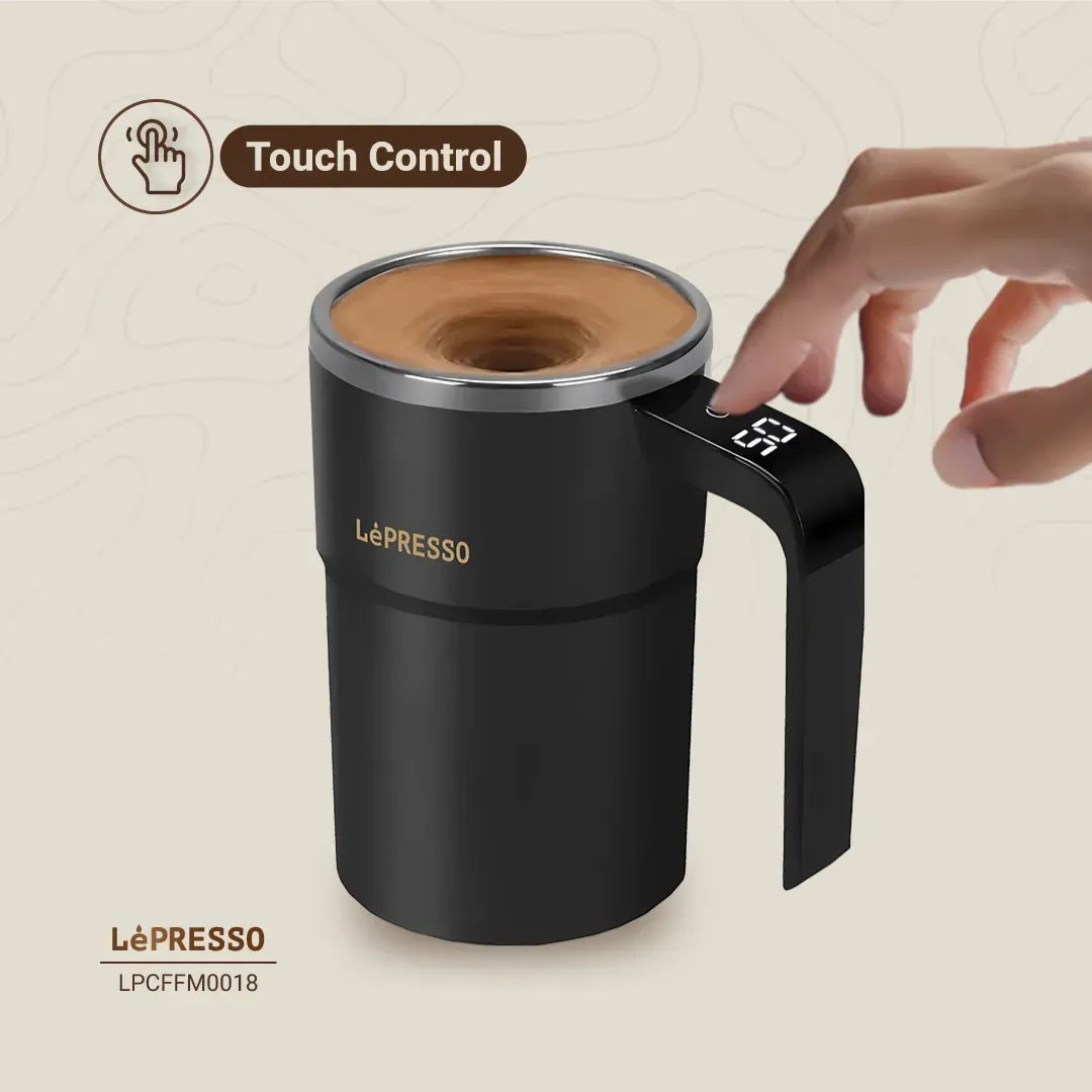 LePresso Stirmagic Auto Stirring Mug Black – image 7