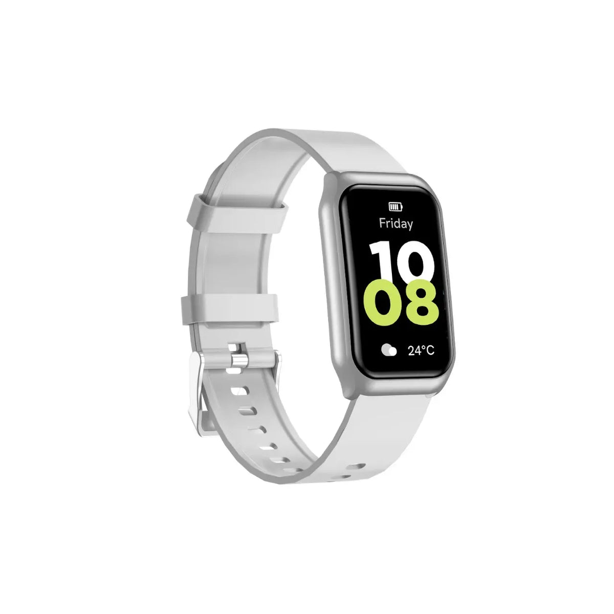 Green Lion Track Fit Smart Watch - Silver – image 5