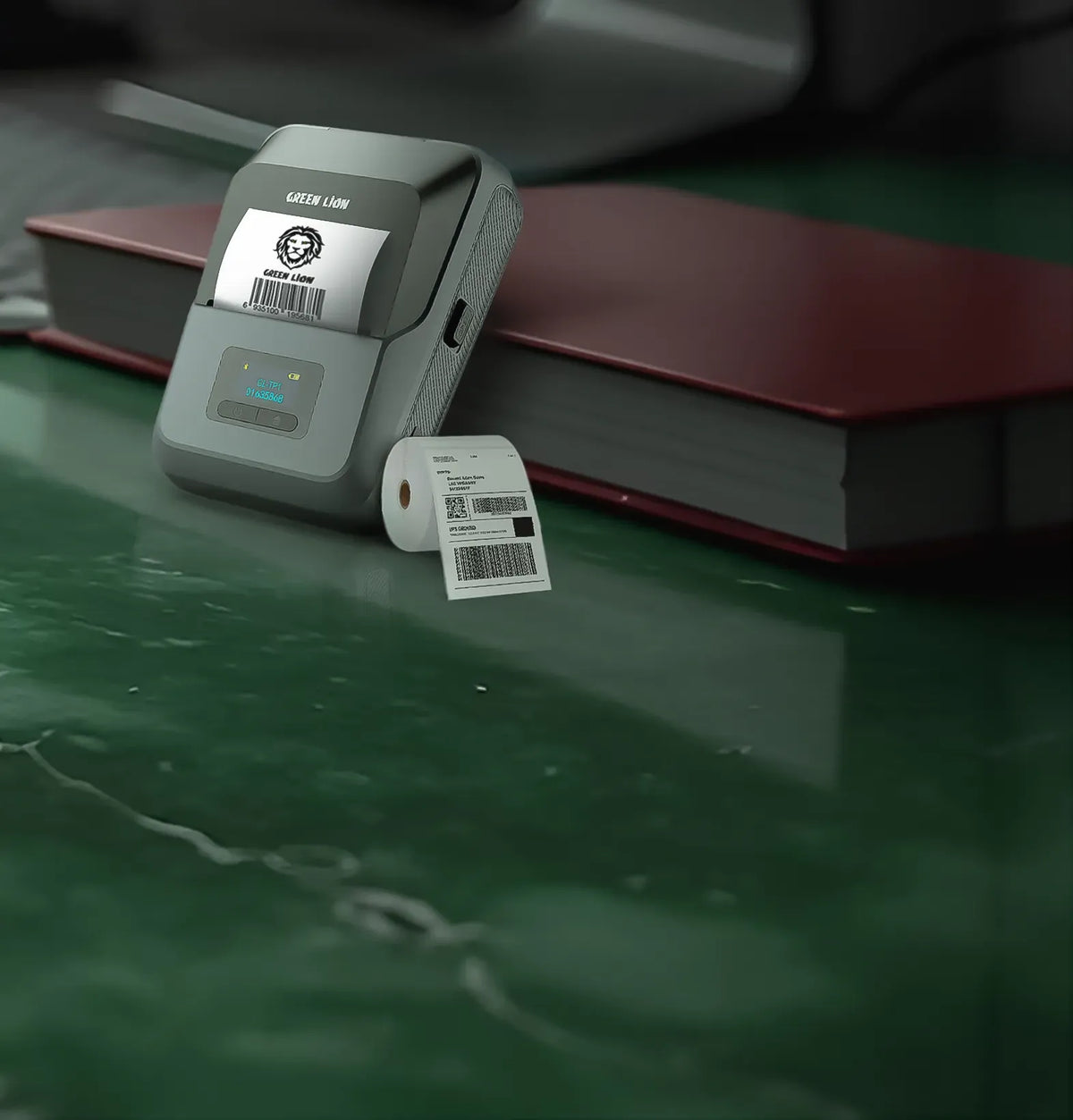 Green Lion Thermal Printer Gray – image 12
