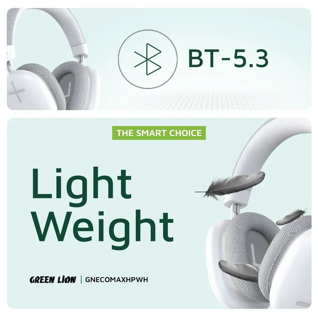 Green Lion Echo Max Headphone - White – image 4