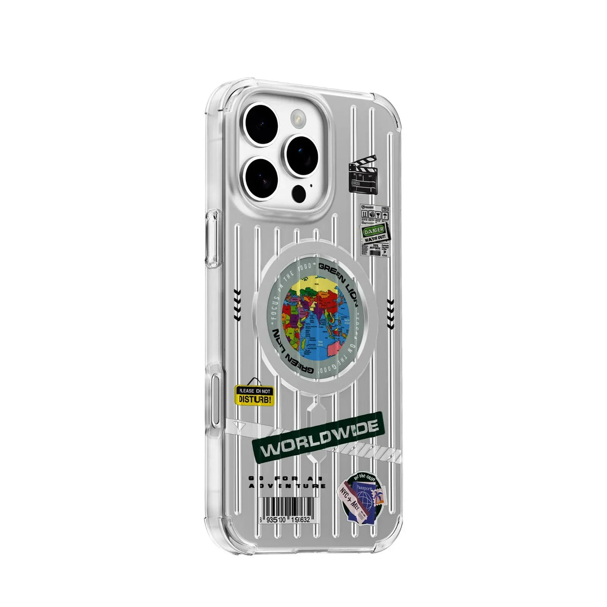 Green Lion Globe MagSafe Case - Silver – image 3