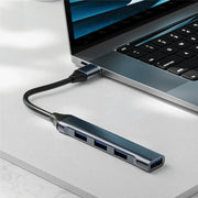 Green Lion 4 IN 1 USB-AHub -Docking Station Adapter - Black