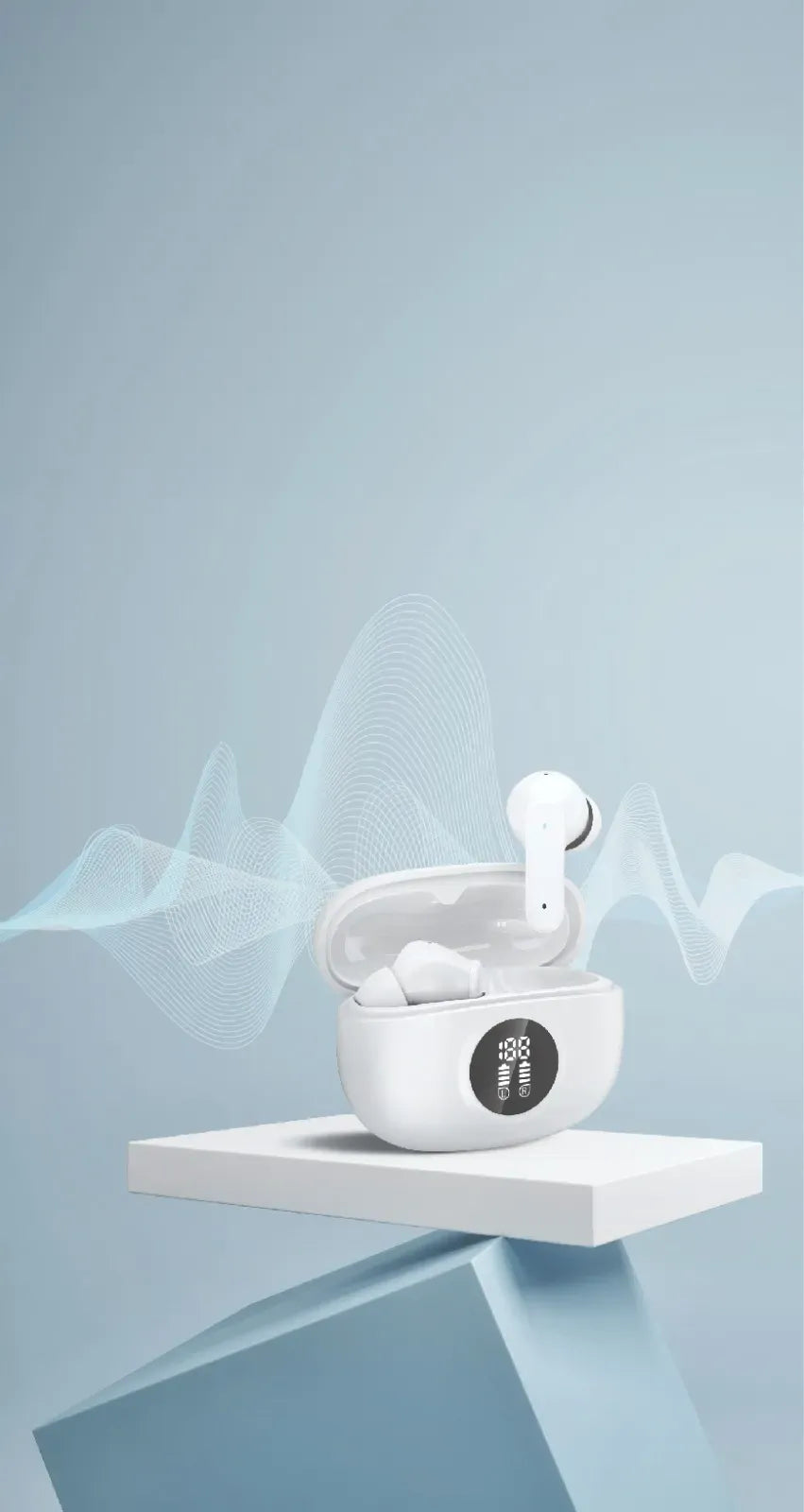 Green Lion Orlando True Wireless Earbuds - White