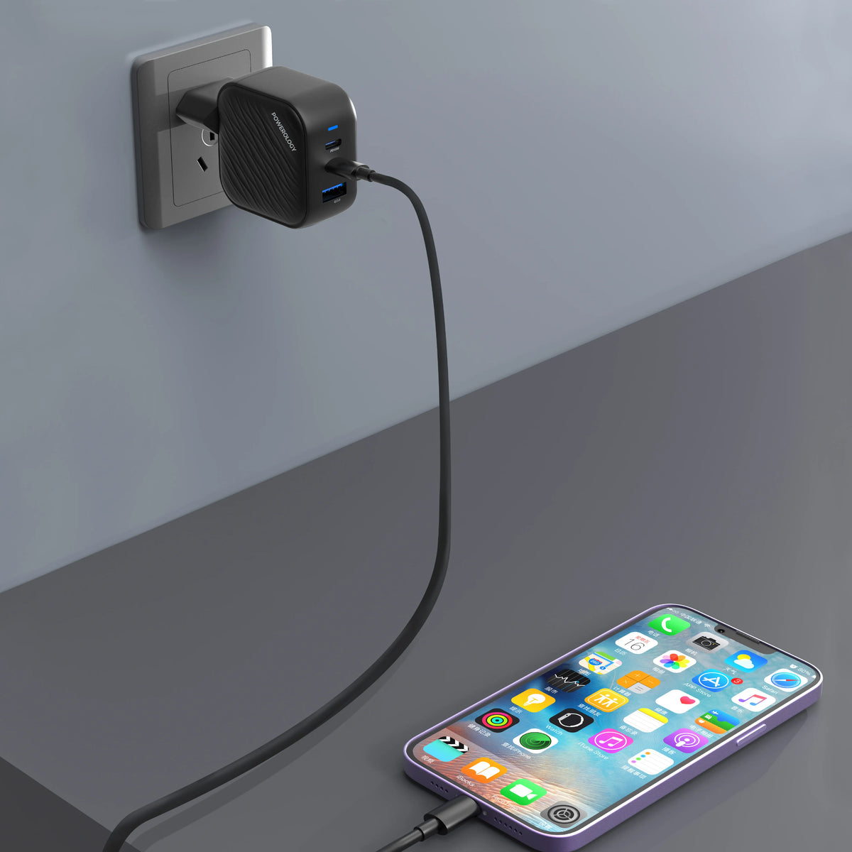 Powerology Gan Ultimate Eu Dual PD Charger – image 2