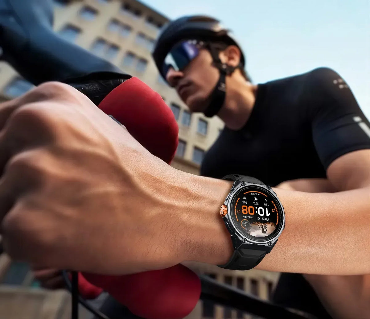 Powerology Alfa Urban Sports GPS Smart Watch Black – image 4