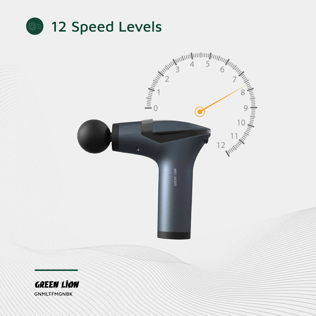 Green Lion Multifunctional Massage Gun GMG-05 - Black – image 13