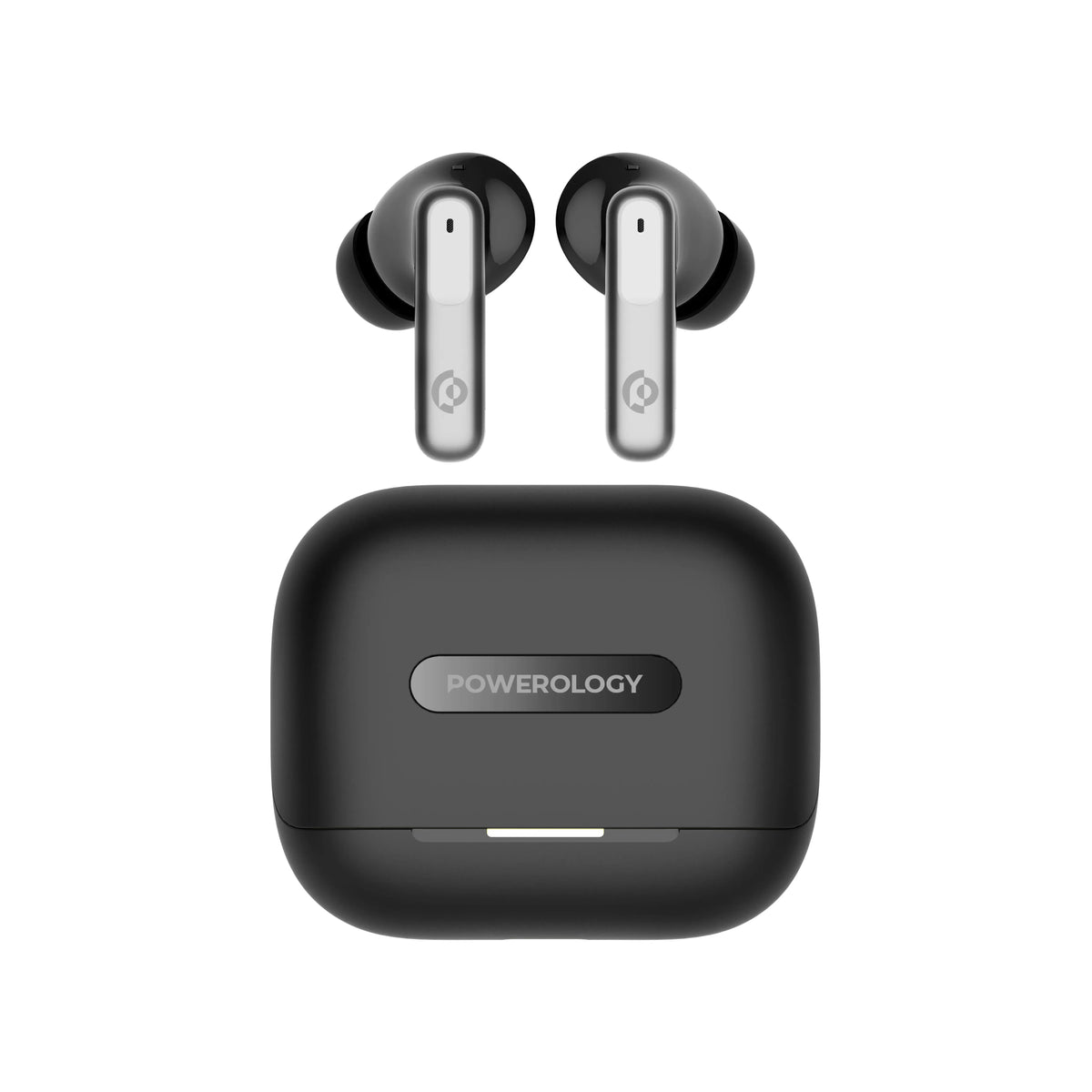 Powerology 6 Mic Hybrid ANC + ENCTrue Wireless Buds - Black – image 13
