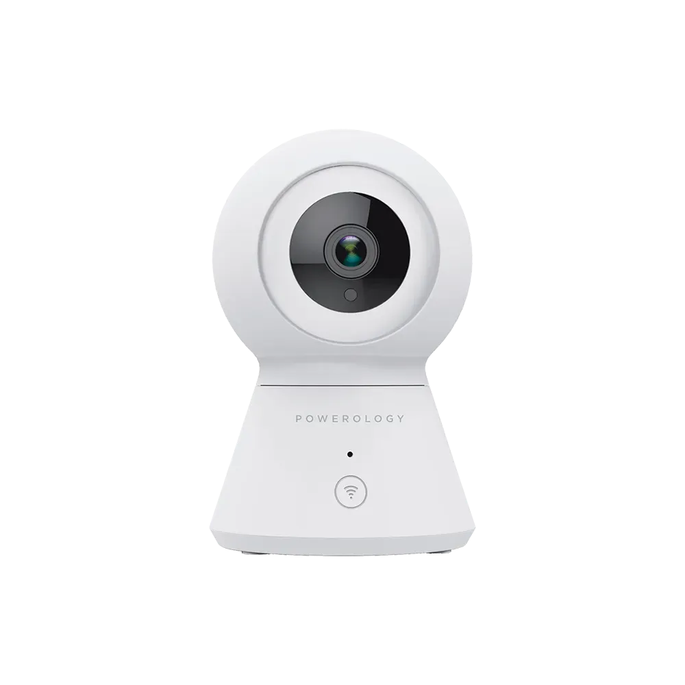 Powerology Wifi Smart Home Camera 360 Horizontal and Vertical Movement - White – image 4