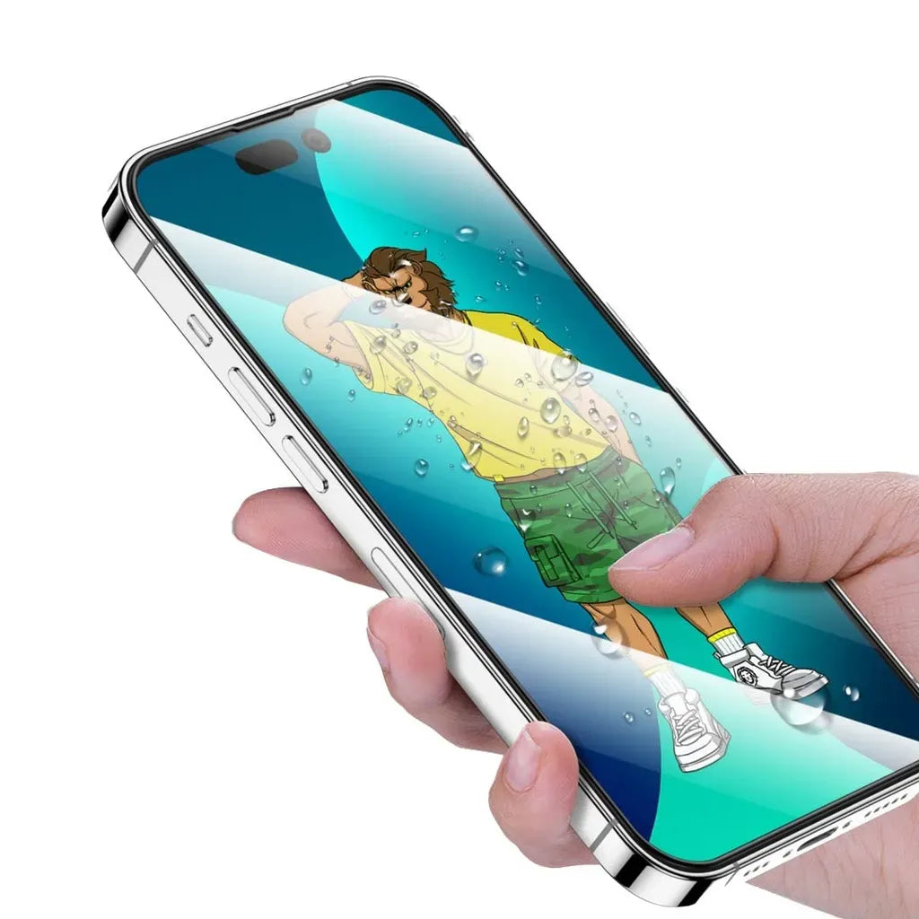 Green Lion 3d Silicone HD Glass Screen Protector Black Edge Clear – image 5