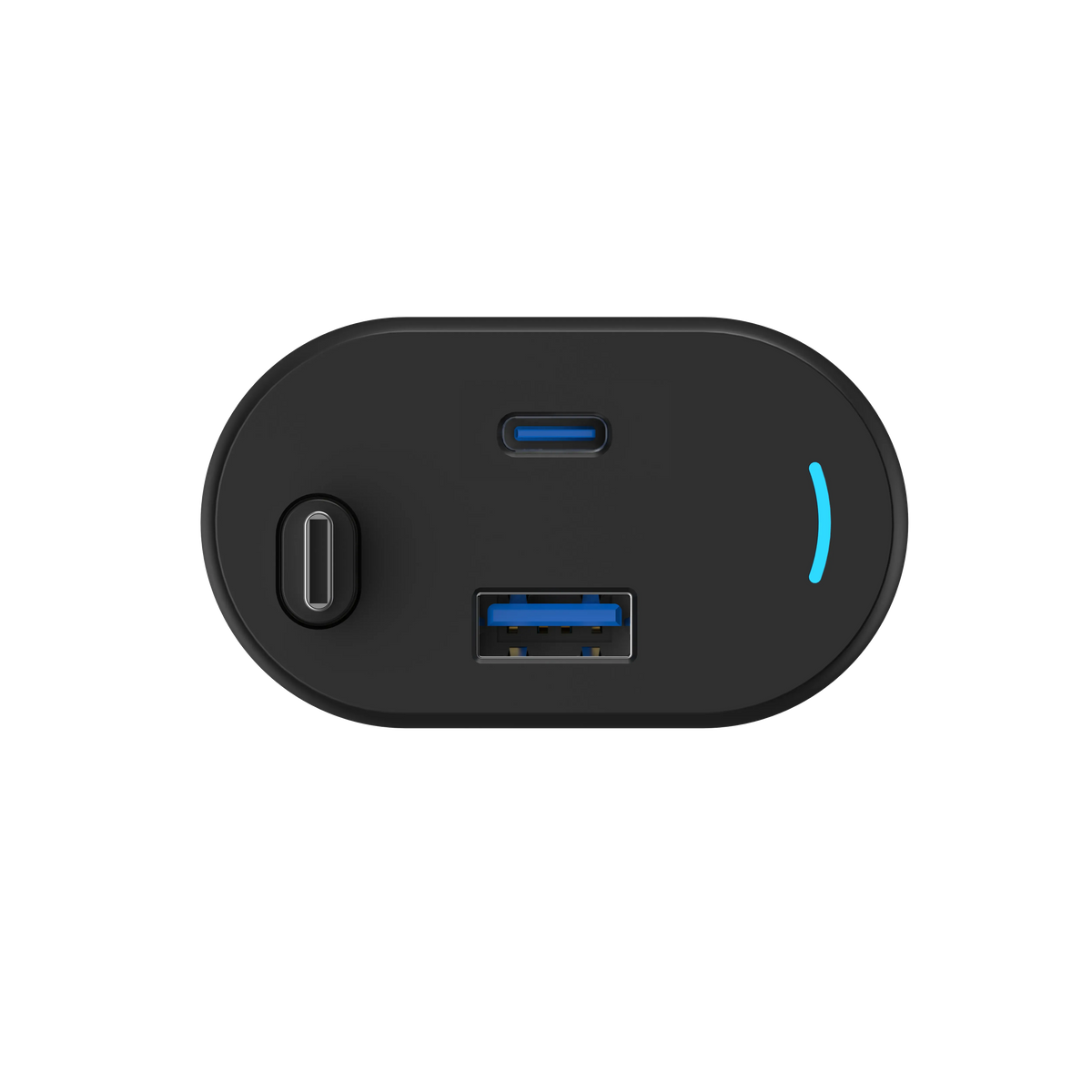 Powerology Type C Retractable Car Charger 70w Black – image 8